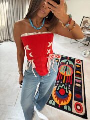 Cherry Muse Corset Top