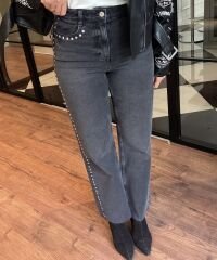 Zımbalı Antrasit Zara Jean