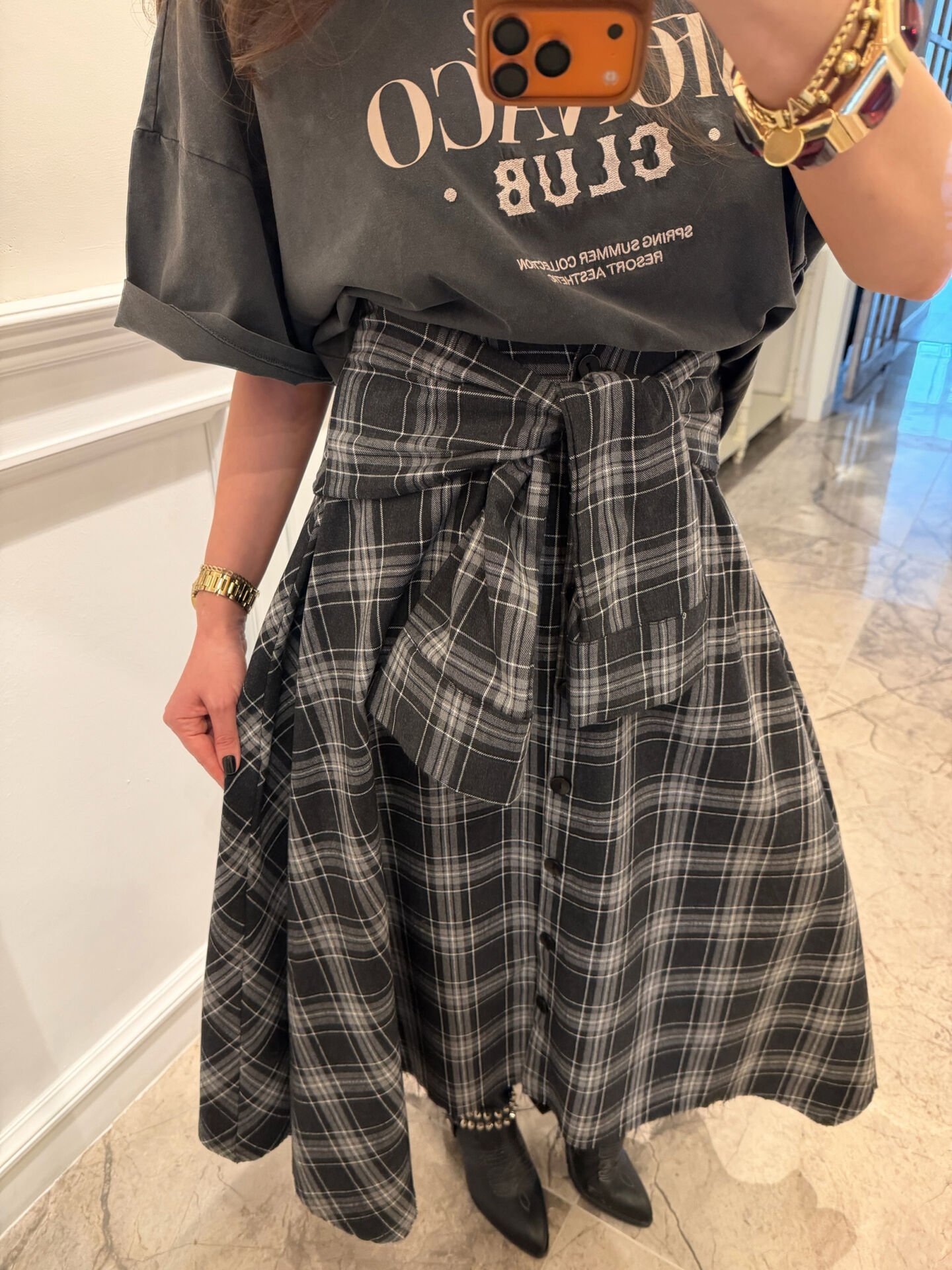 Gömlek Bağlama Tasarım Etek