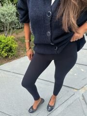 Modal kumaş lacivert tayt