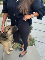 Modal kumaş lacivert tayt