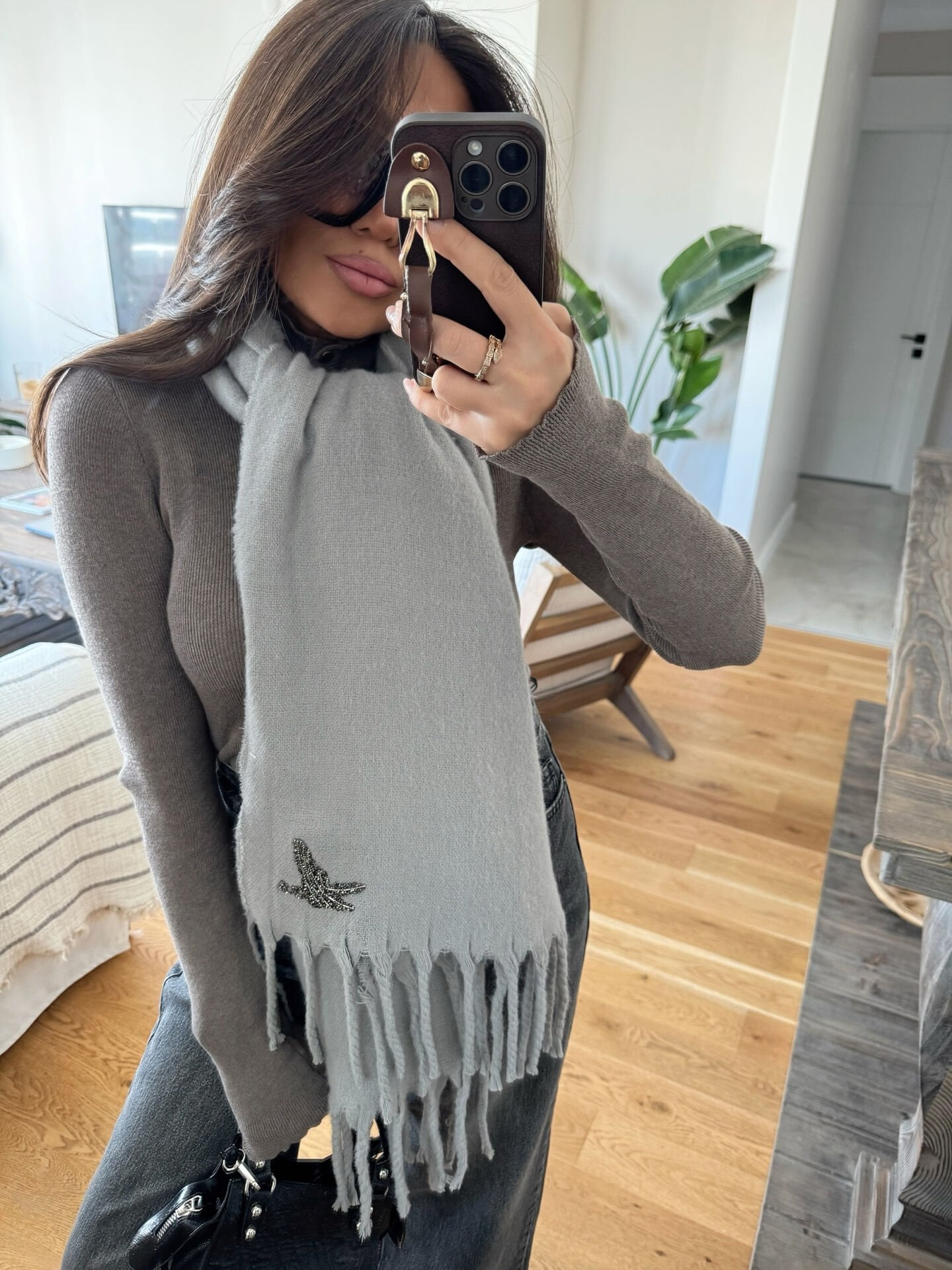 BYMN Clb cashmere şal atkı