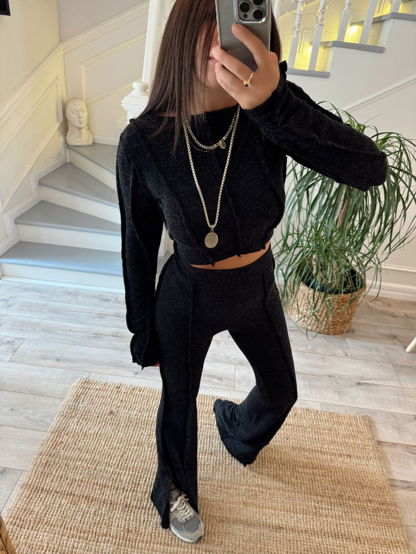 Kırçıllı fitilli triko takım