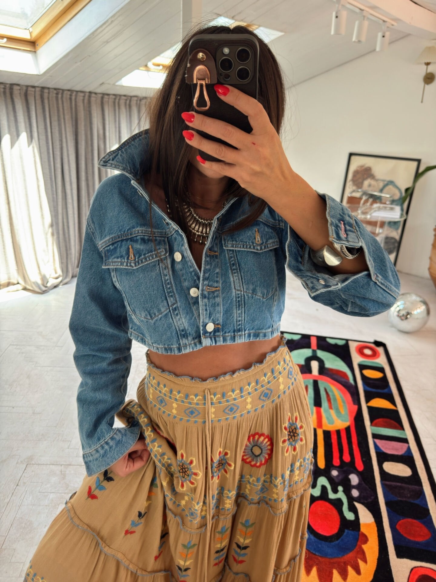 ZRA Crop Kot Ceket