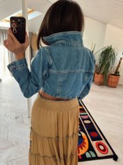 ZRA Crop Kot Ceket