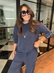 Oysho takım lacivert