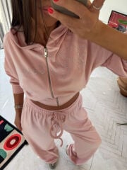 BEVERLY KADİFE TAŞLI TAKIM