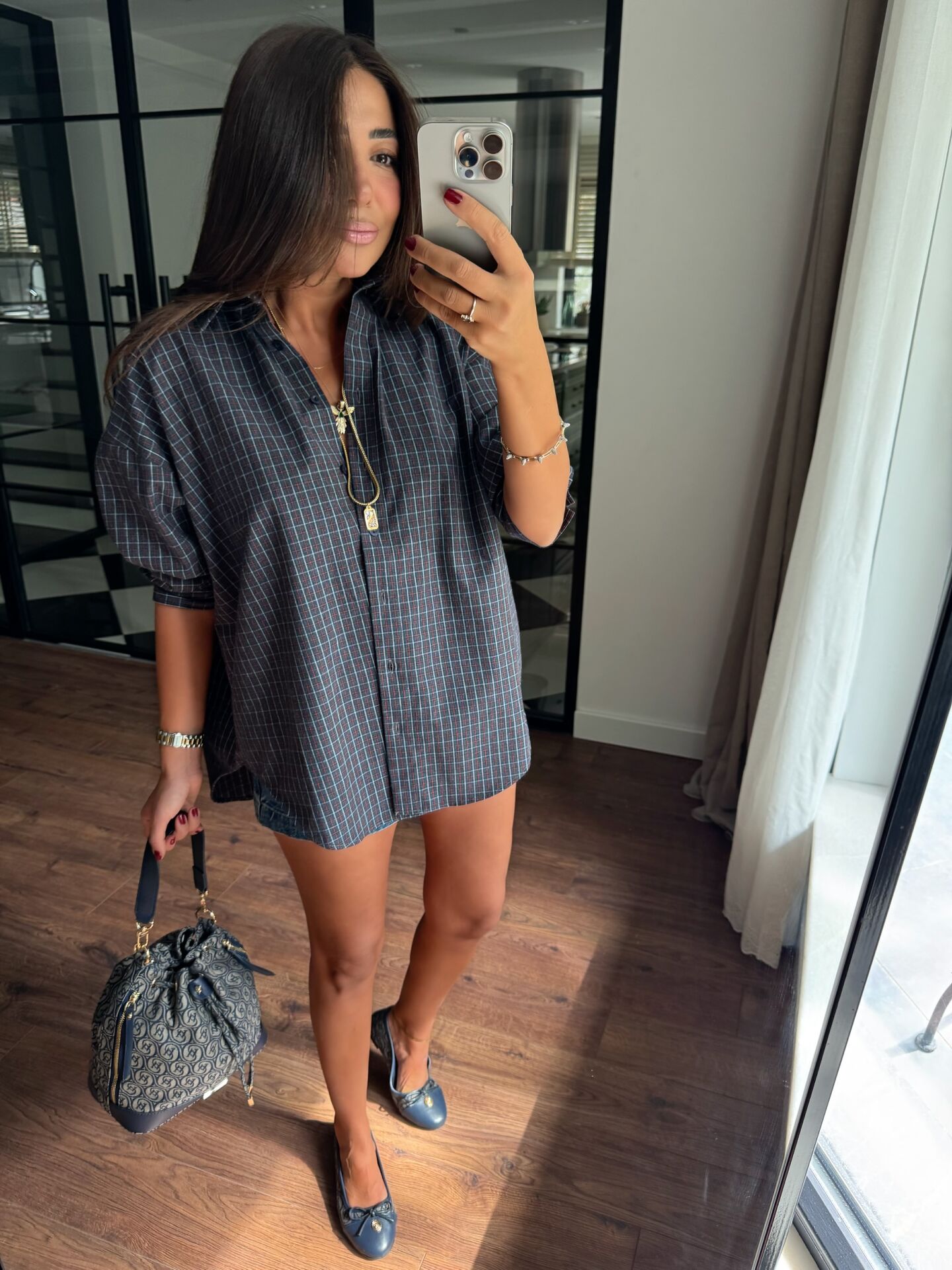 Kareli maskülen gömlek