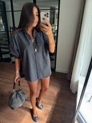 Kareli maskülen gömlek