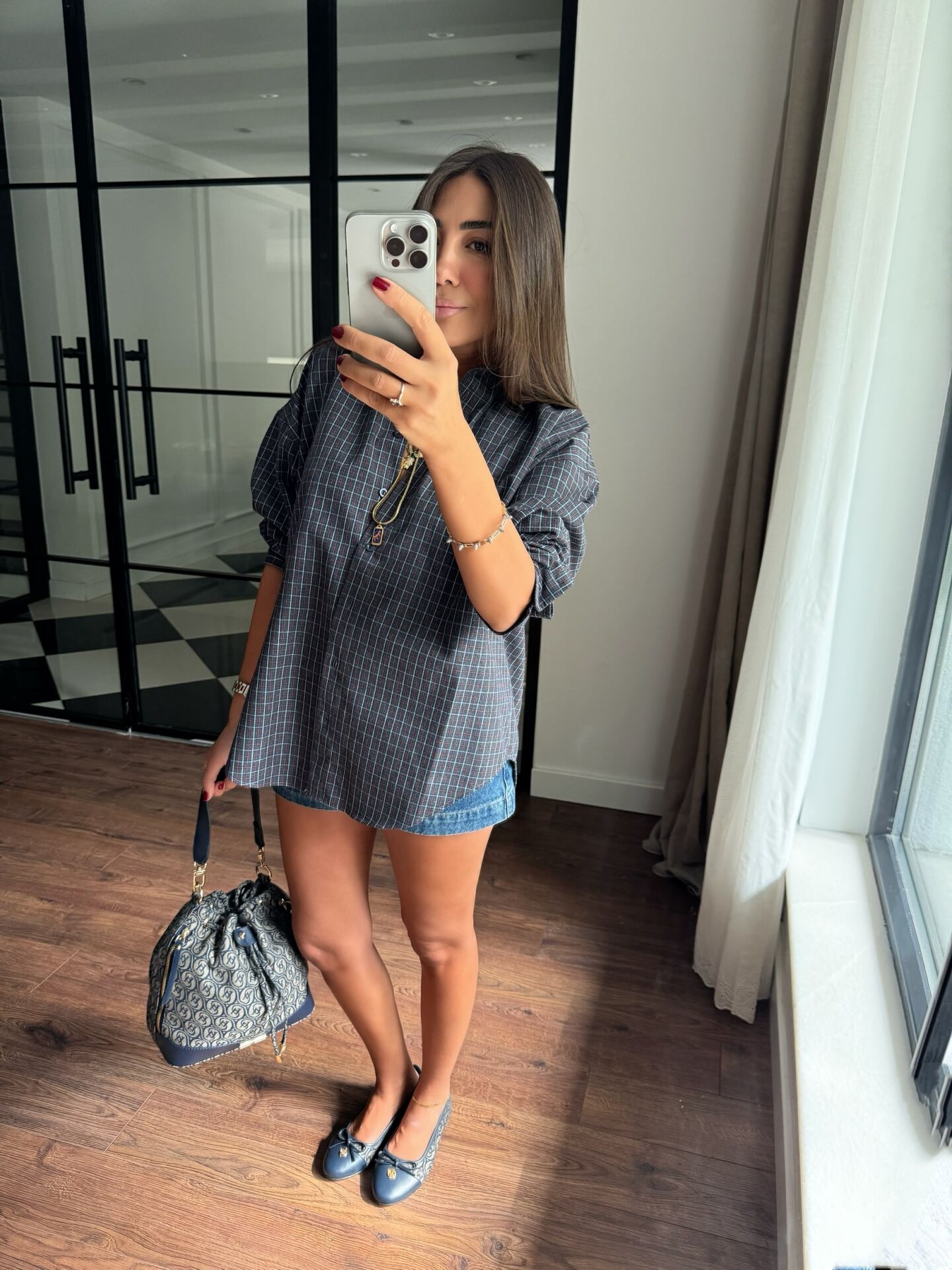 Kareli maskülen gömlek