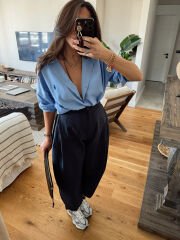 Polo Pamuklu Gömlek Mavi