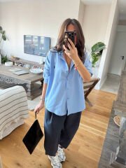 Polo Pamuklu Gömlek Mavi