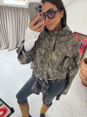 YIKAMALI SUNİ DERİ BOMBER CEKET