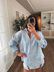 ZRA bebe mavi gömlek