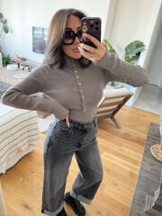 Çıtçıtlı Vizon Fitilli Çelik Merserize