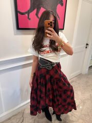 Ekose Asimetrik Etek