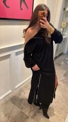 Fermuarlı Modal Elbise