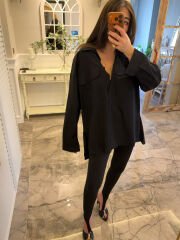 Cepli Oversize Gömlek