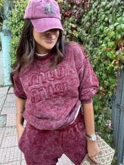 Miu Yıkamalı Bordo Takım