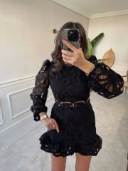 Valentine güpür elbise