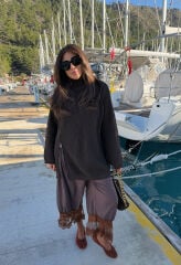 DANTELLİ TASARIM ŞALVAR PANTOLON