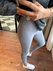 Alo bağcıklı modal soft tayt gri