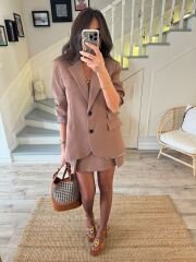 Pionni Saten Biyeli Ceket