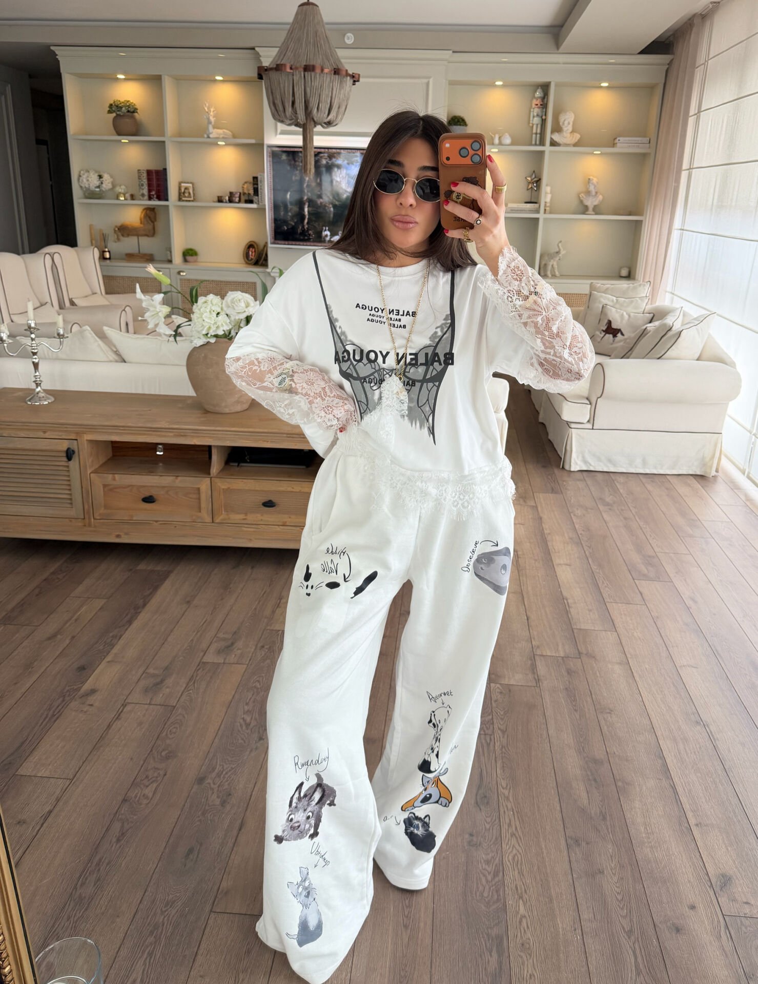 Dantelli Tasarım Tshirt