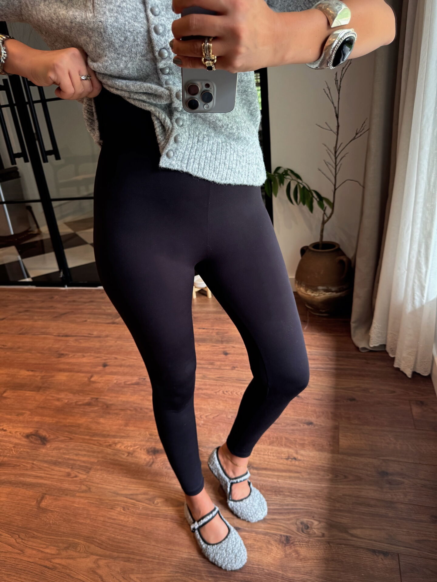 Ekstra yüksek bel soft kumaş katya tayt