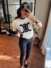 Ekstra yüksek bel soft kumaş katya tayt