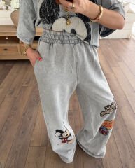 Mickey Yıkamalı Eşofman Altı