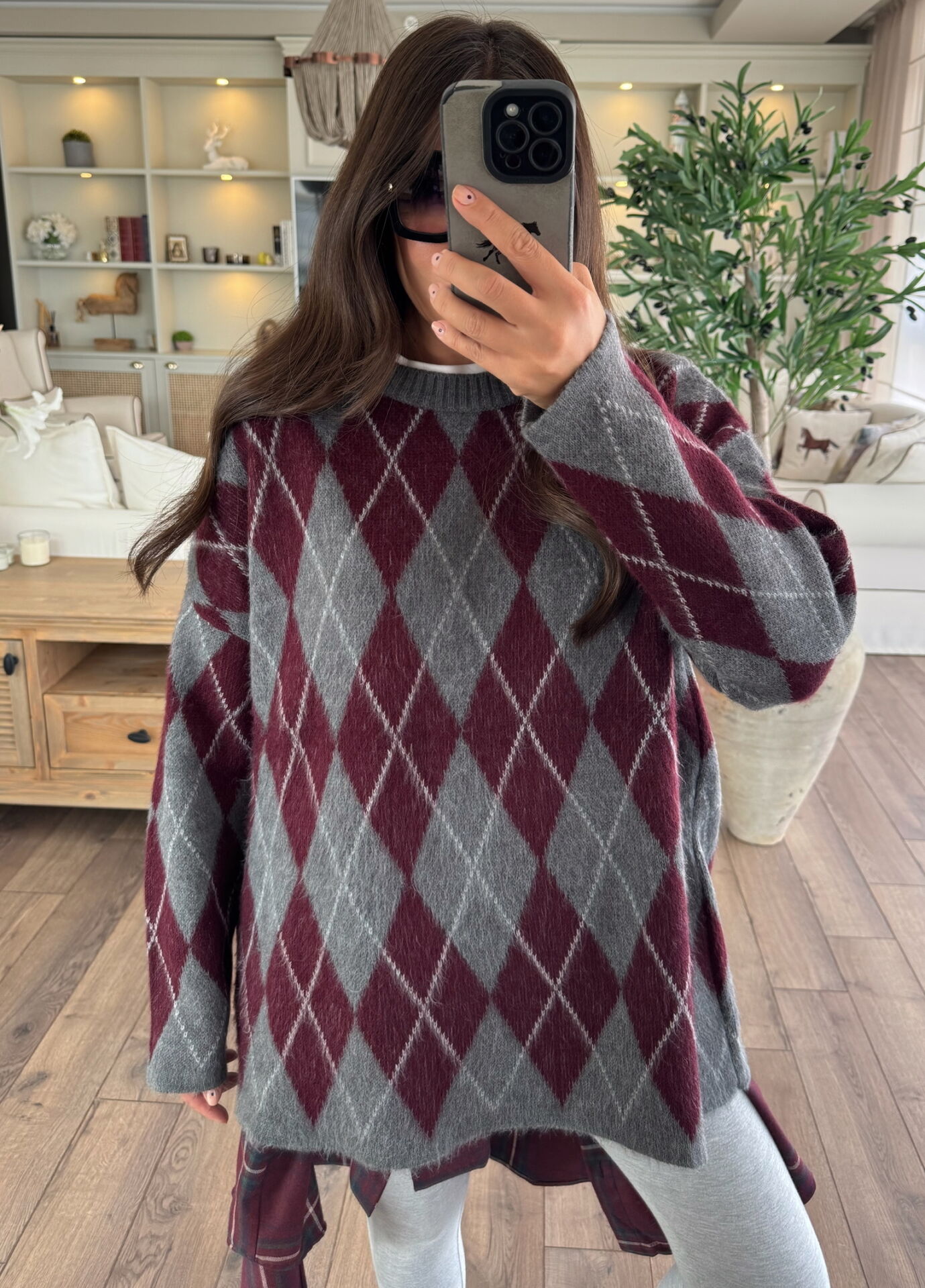 Baklava desen salaş kazak