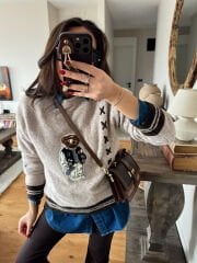 Teddy Armalı Yumoş Triko Bej