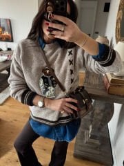 Teddy Armalı Yumoş Triko Bej