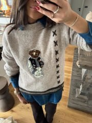 Teddy Armalı Yumoş Triko Bej