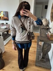 Teddy Armalı Yumoş Triko Bej