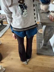 Kaşkorse tayt pantolon acı kahve