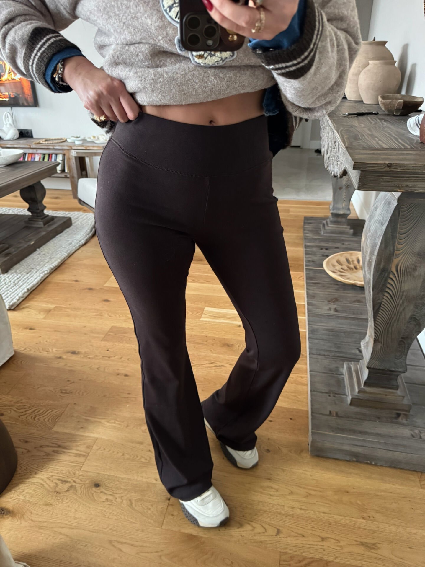 Kaşkorse tayt pantolon acı kahve