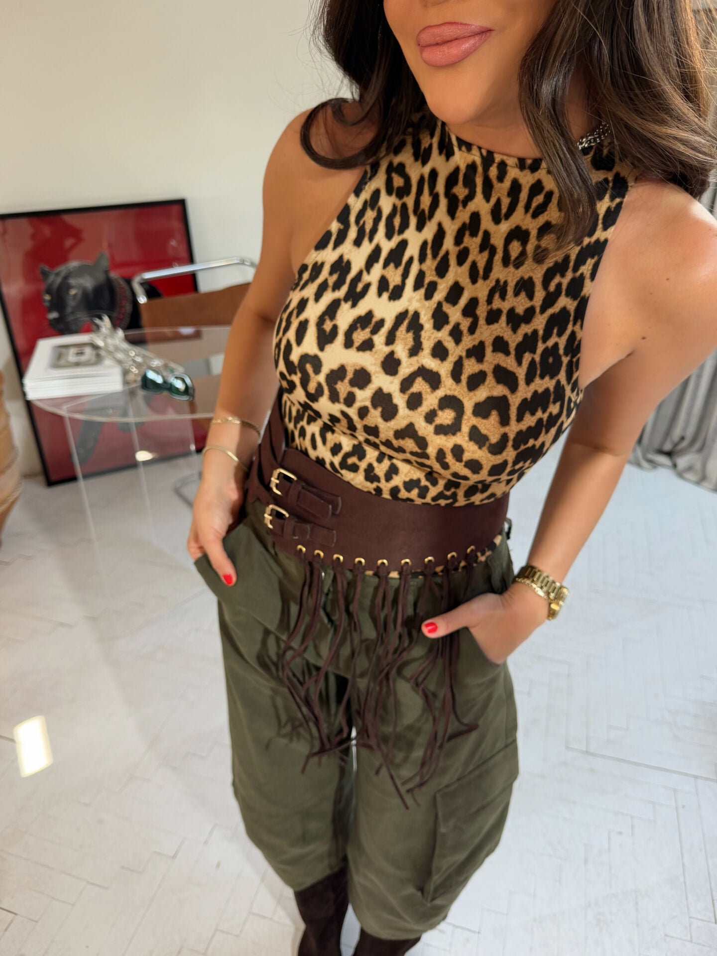 H&M LEO BODYSUIT