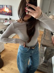 Pamuklu kumaş kayık yaka yarı transparan basic