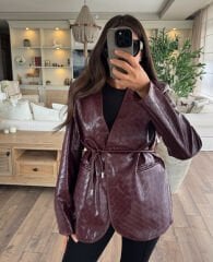 Kuşaklı premium seri ceket