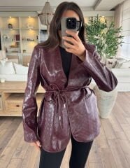 Kuşaklı premium seri ceket