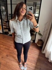 Ekstra yumuşak dokulu soft gri hırka