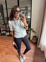 Ekstra yumuşak dokulu soft gri hırka