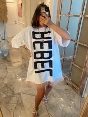 Otrişli oversize elbise