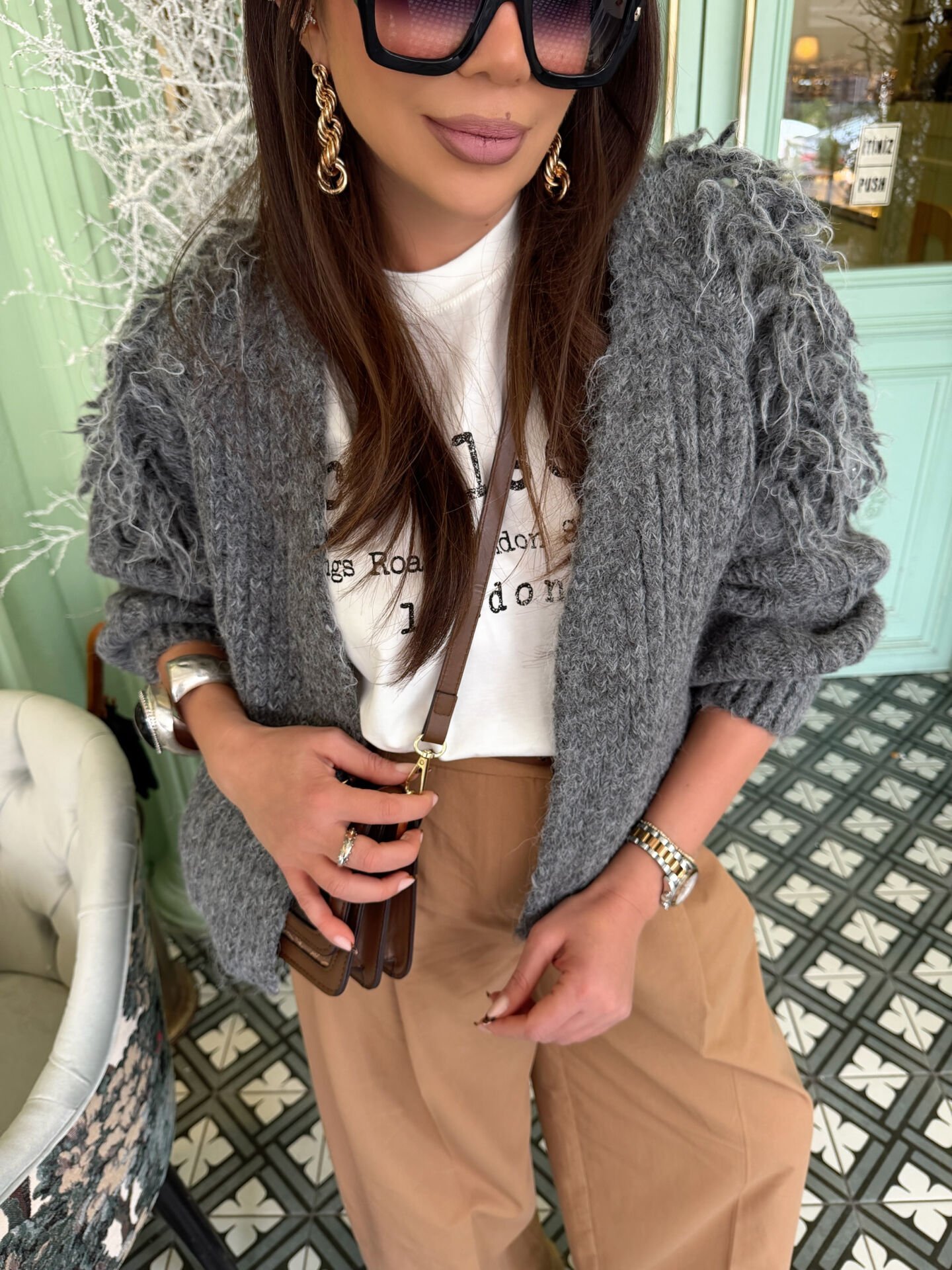 Orjinal marka sakallı  hırka