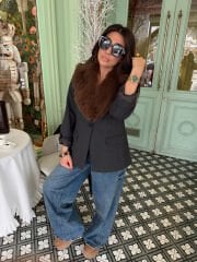 Kürklü Harlem Ceket