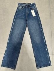 Zımbalı wide leg jean