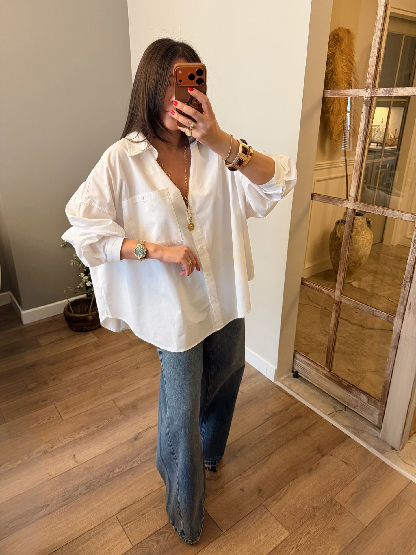 Oversize Poplin Gömlek