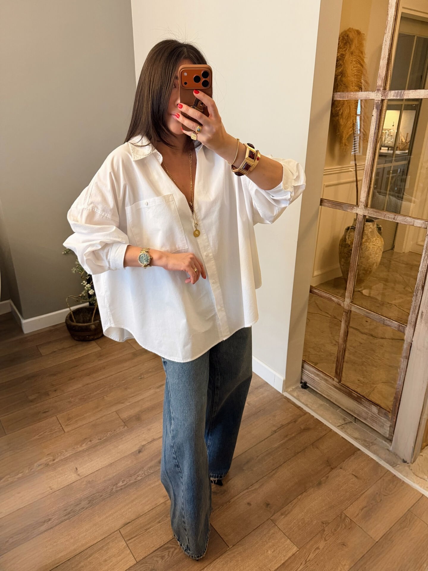 Oversize Poplin Gömlek